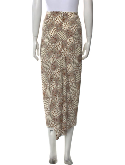 Veronica Beard Silk Midi Length Skirt