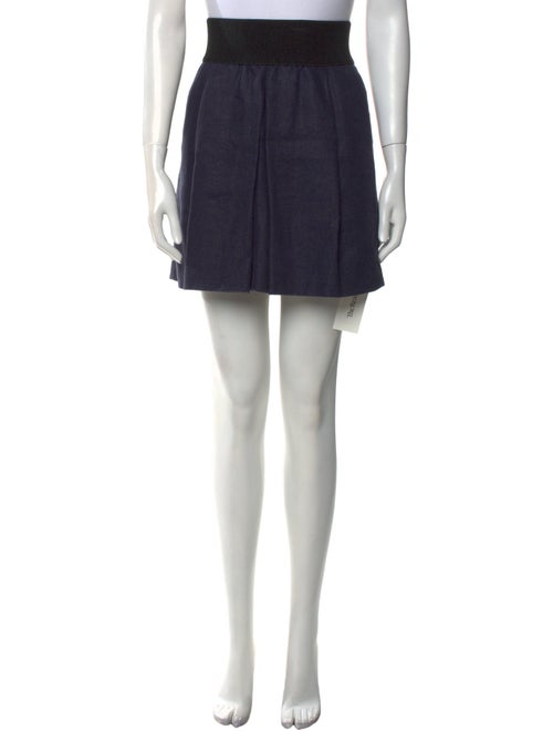 Veronica Beard Linen Mini Skirt