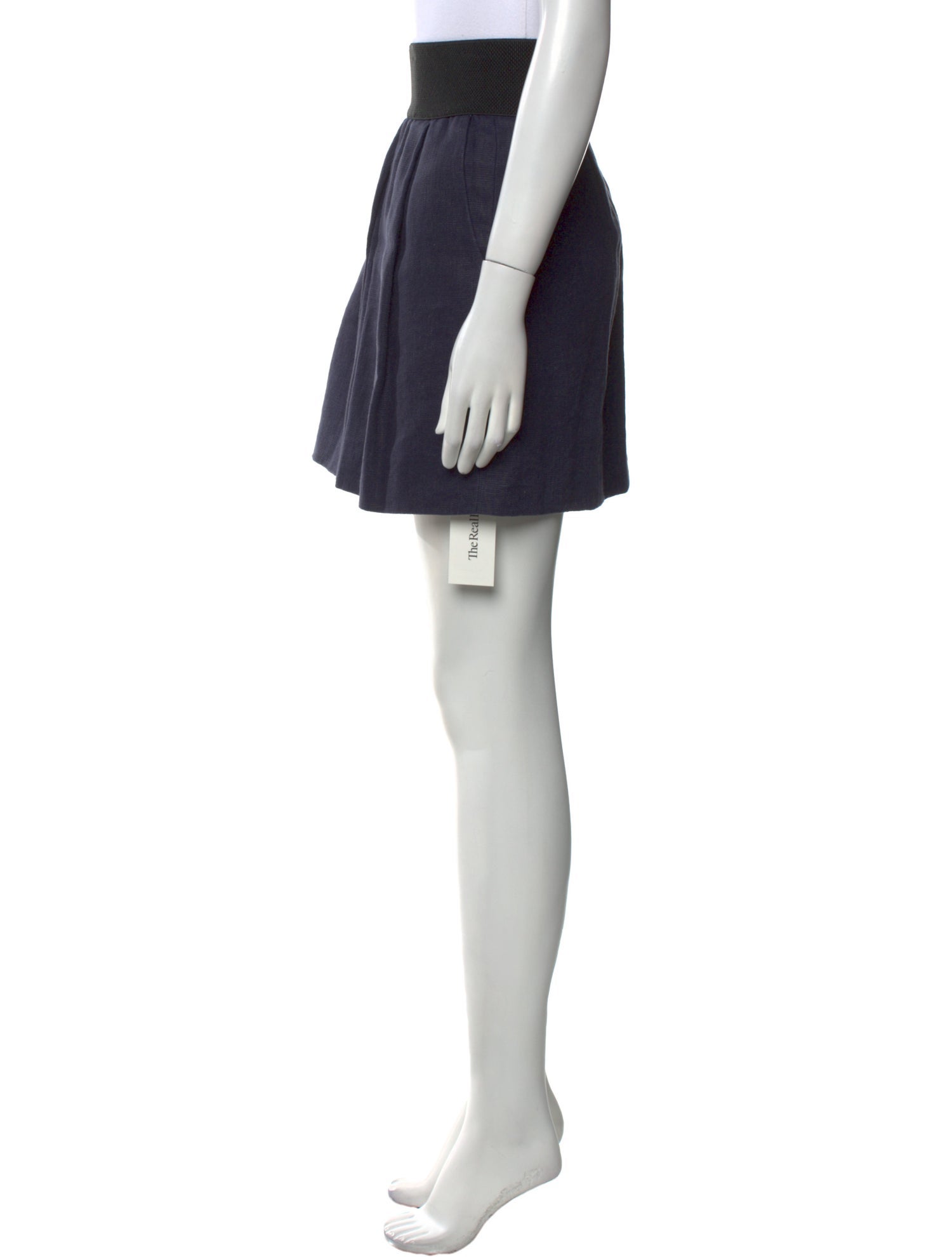 Veronica Beard Linen Mini Skirt