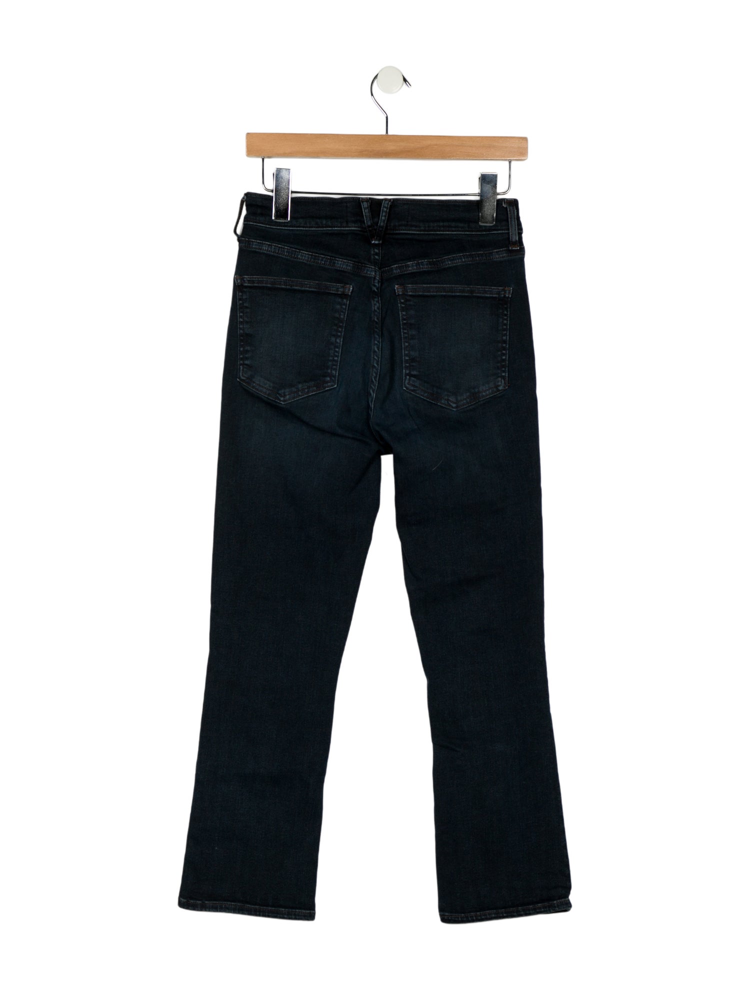 Veronica Beard High-Rise Straight Leg Jeans