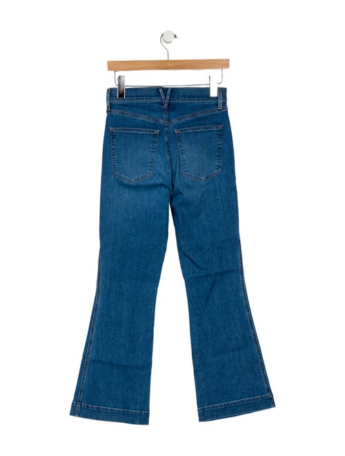 Veronica Beard High-Rise Wide Leg Jeans