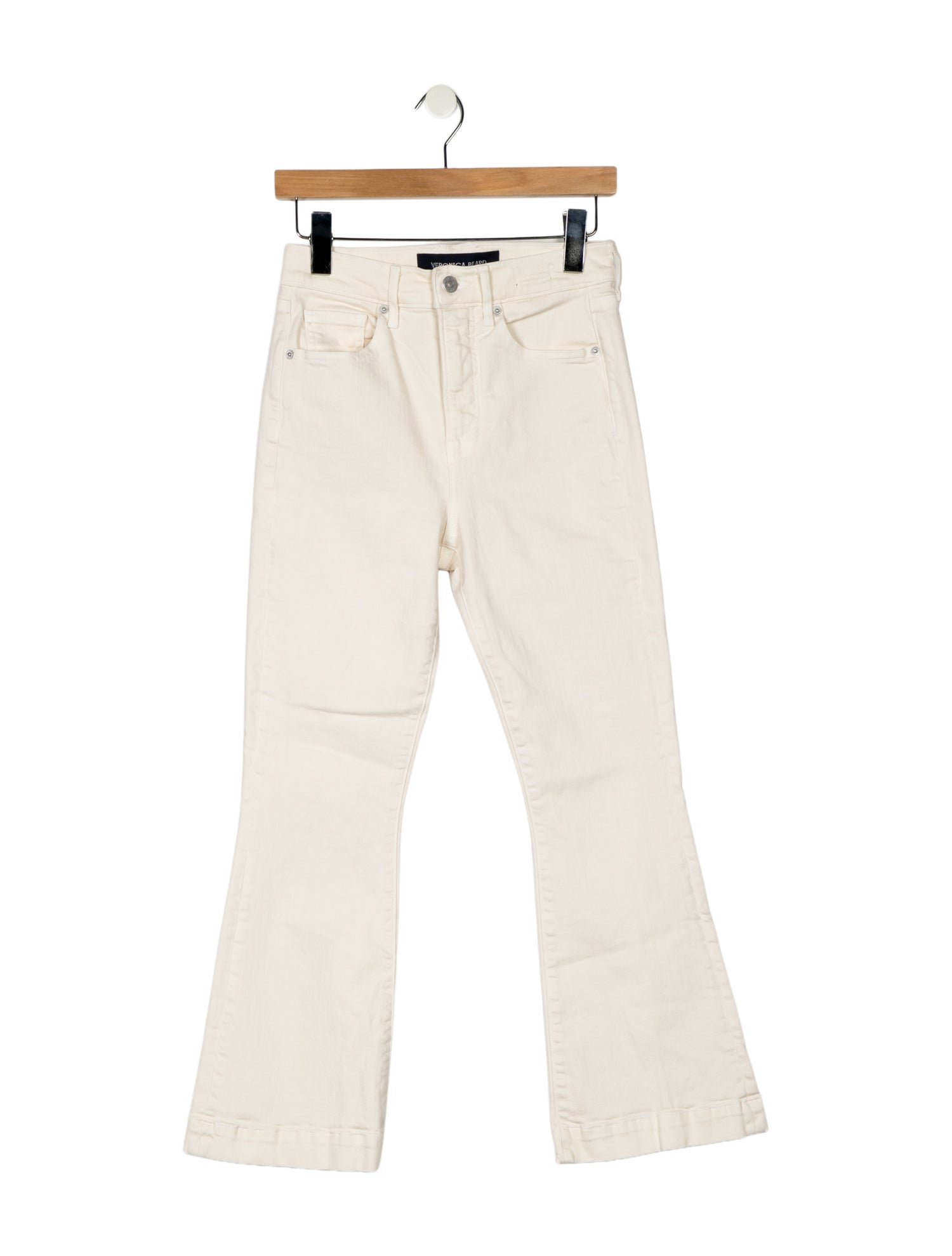 Veronica Beard High-Rise Wide Leg Jeans