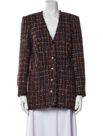 Veronica Beard Tweed Pattern Jacket