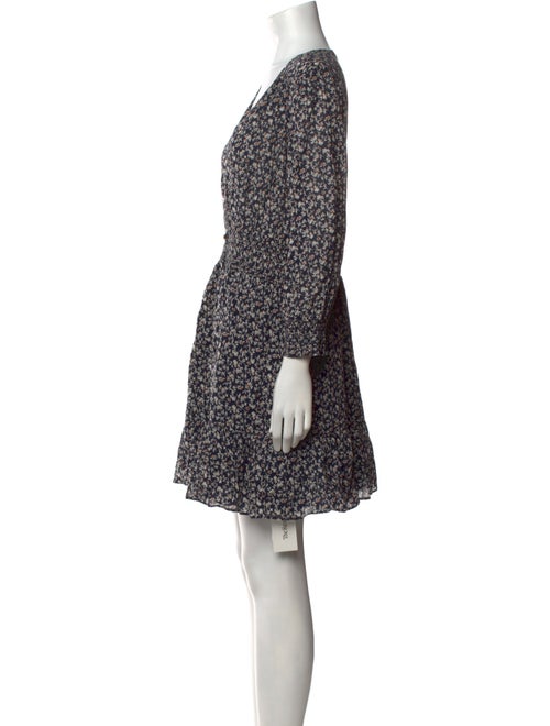 Veronica Beard Floral Print Mini Dress