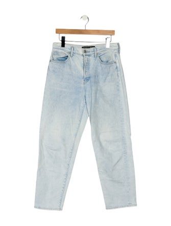 Veronica Beard High-Rise Straight Leg Jeans