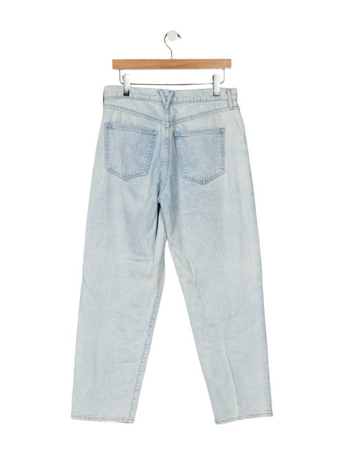 Veronica Beard High-Rise Straight Leg Jeans