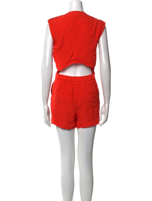 Veronica Beard Crew Neck Romper