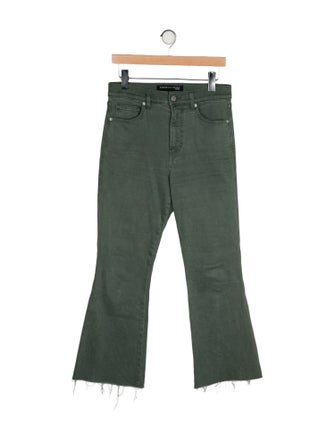 Veronica Beard High-Rise Wide Leg Jeans