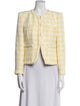 Veronica Beard Plaid Print Evening Jacket