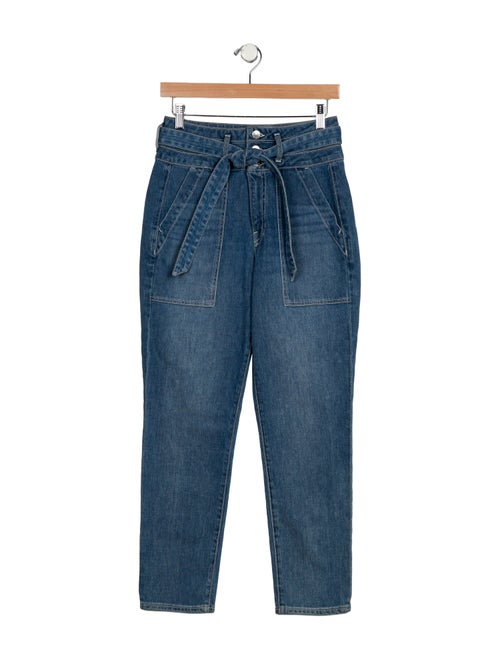 Veronica Beard High-Rise Wide Leg Jeans