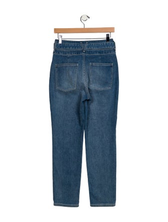 Veronica Beard High-Rise Wide Leg Jeans