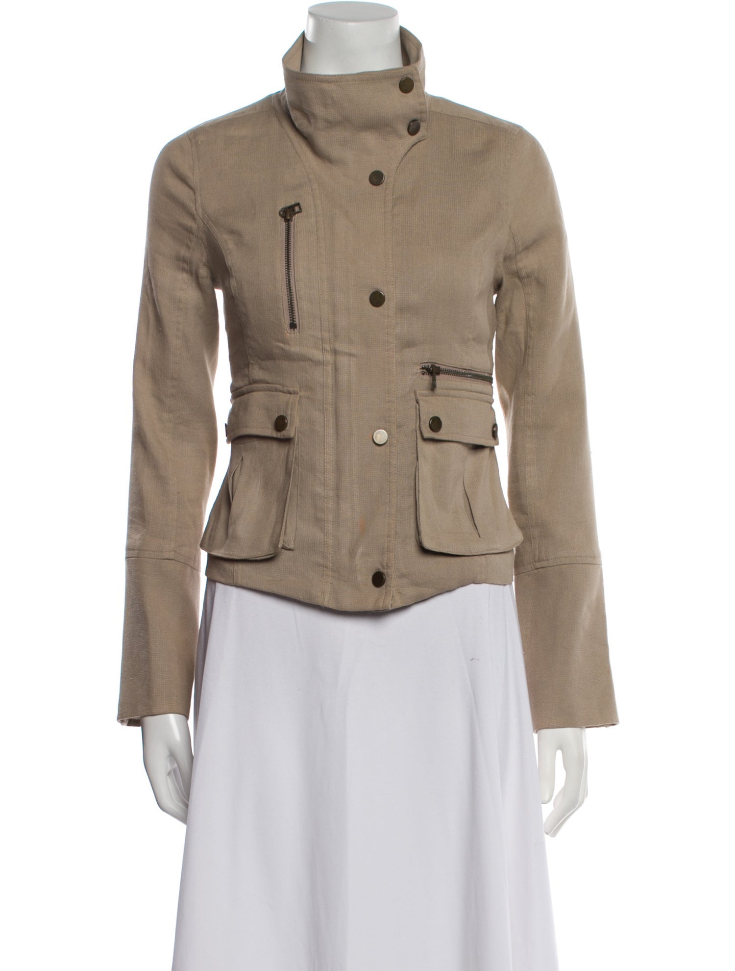 Veronica Beard Linen Utility Jacket