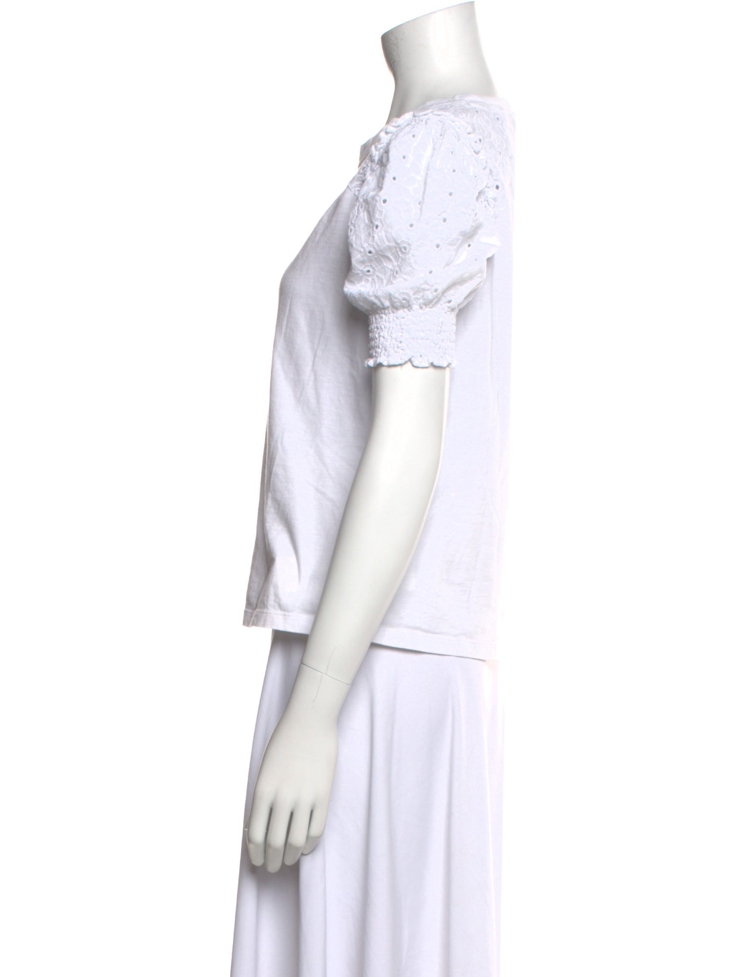 Veronica Beard Bateau Neckline Short Sleeve T-Shirt