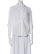 Veronica Beard Three-Quarter Sleeve Button-Up Top