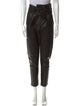 Veronica Beard Lamb Leather Skinny Leg Pants
