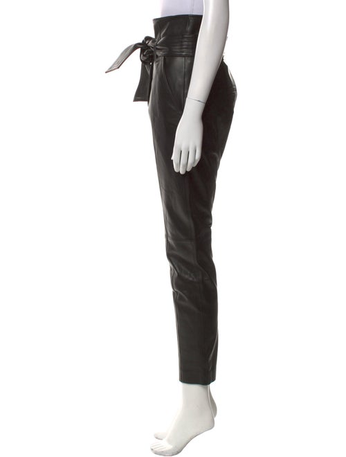Veronica Beard Lamb Leather Skinny Leg Pants