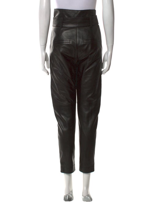 Veronica Beard Lamb Leather Skinny Leg Pants