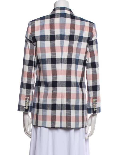 Veronica Beard Plaid Print Blazer