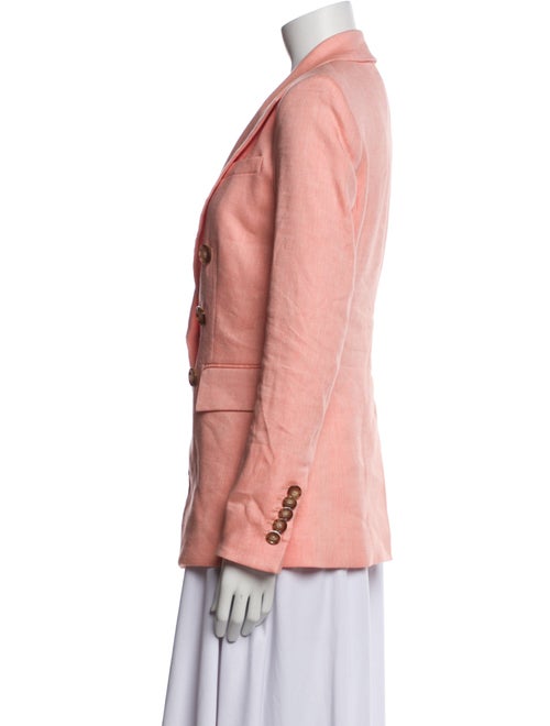 Veronica Beard Linen Striped Blazer