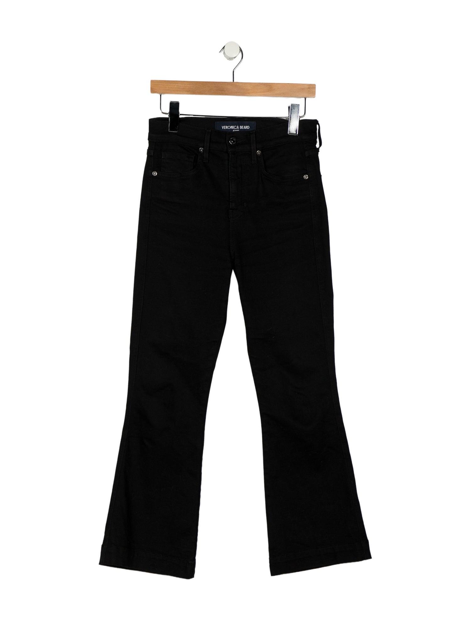 Veronica Beard Mid-Rise Straight Leg Jeans