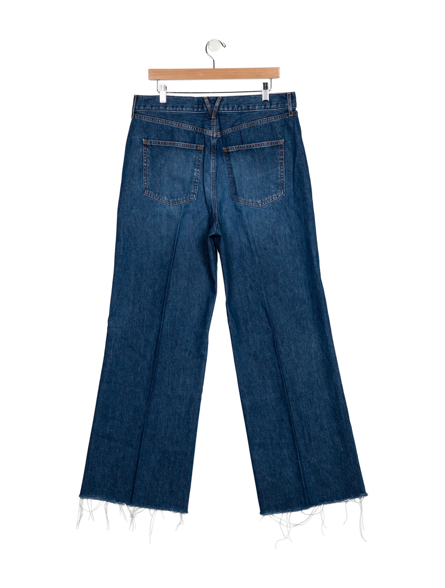 Veronica Beard High-Rise Wide Leg Jeans