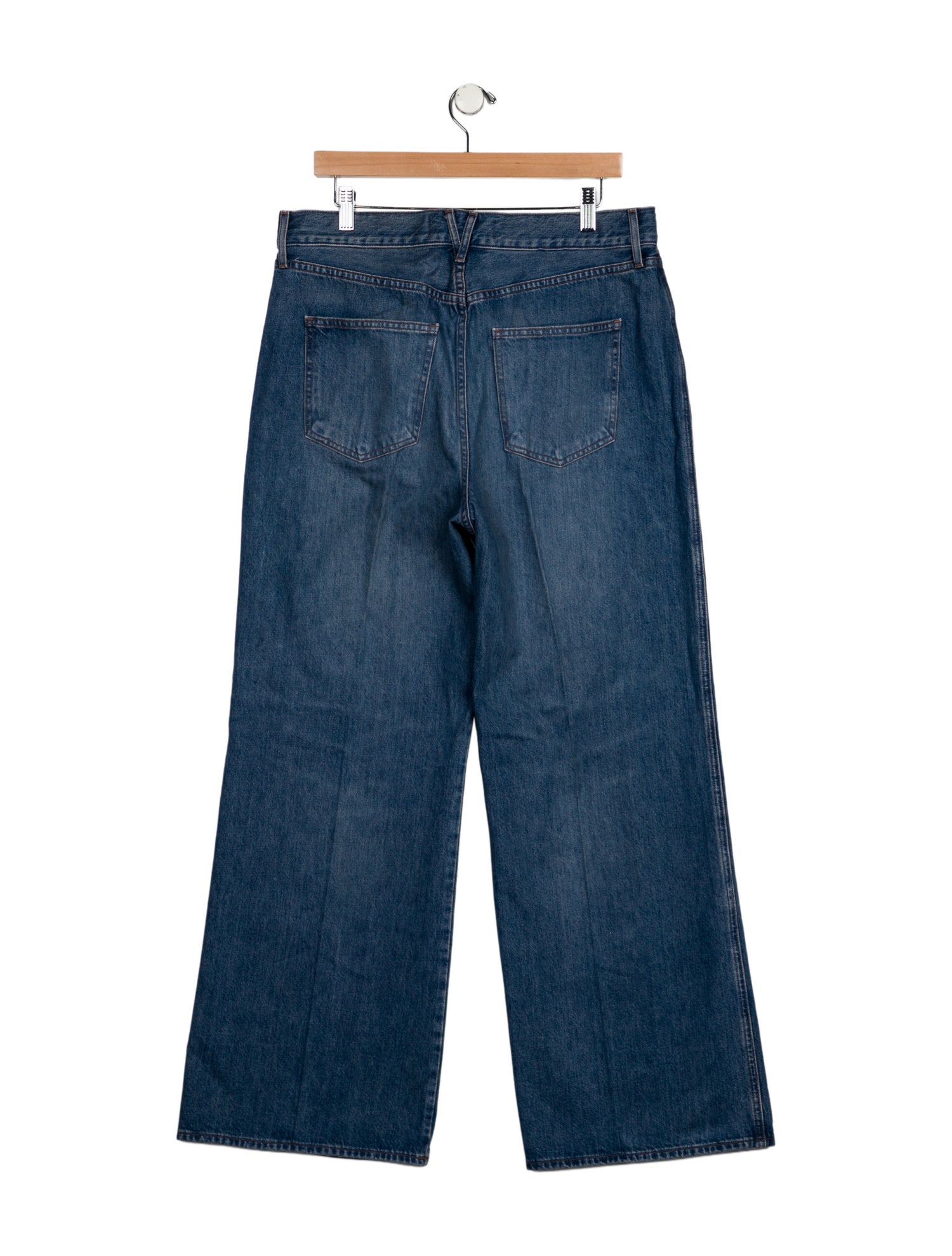 Veronica Beard High-Rise Wide Leg Jeans