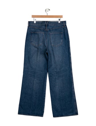 Veronica Beard High-Rise Wide Leg Jeans