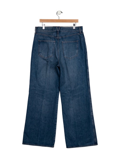 Veronica Beard High-Rise Wide Leg Jeans