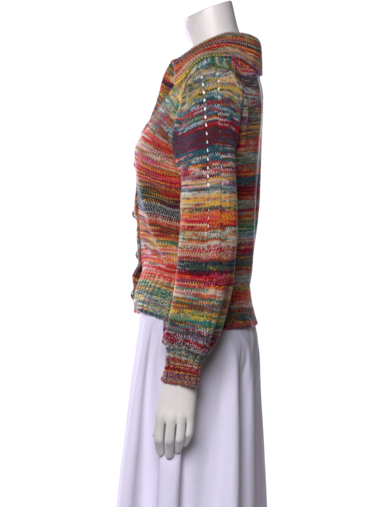 Veronica Beard Printed V-Neck Blouse