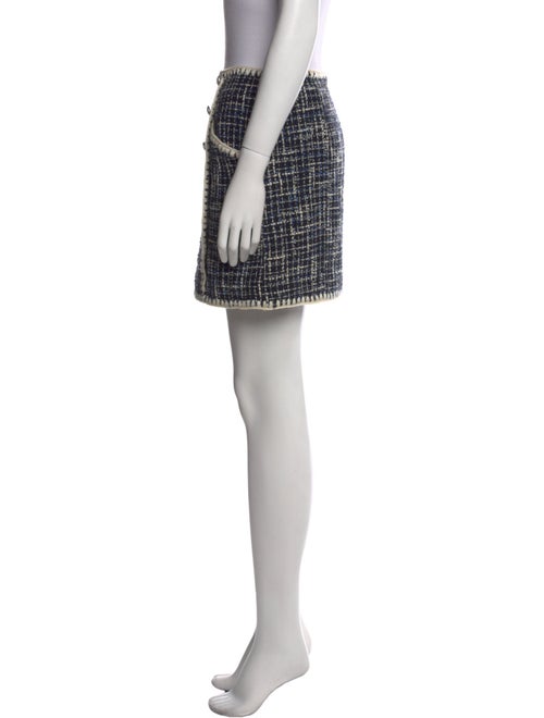 Veronica Beard Plaid Print Mini Skirt