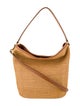 Veronica Beard Raffia Top Handle Bag