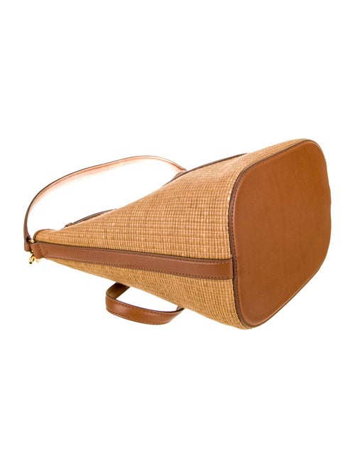 Veronica Beard Raffia Top Handle Bag
