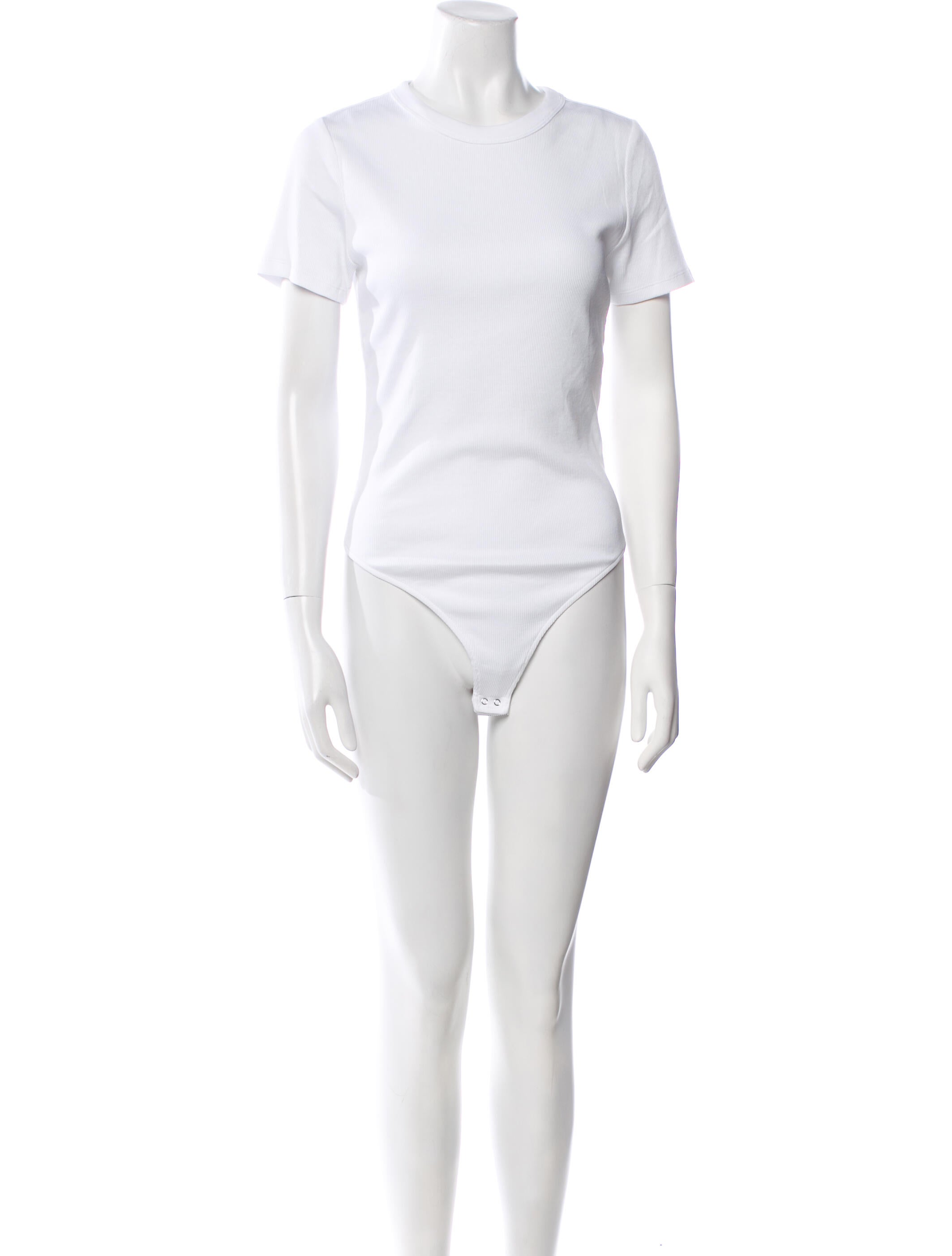 Veronica Beard Crew Neck Short Sleeve Bodysuit