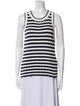 Veronica Beard Striped Scoop Neck Top