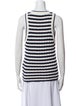 Veronica Beard Striped Scoop Neck Top