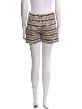 Veronica Beard Printed Mini Shorts