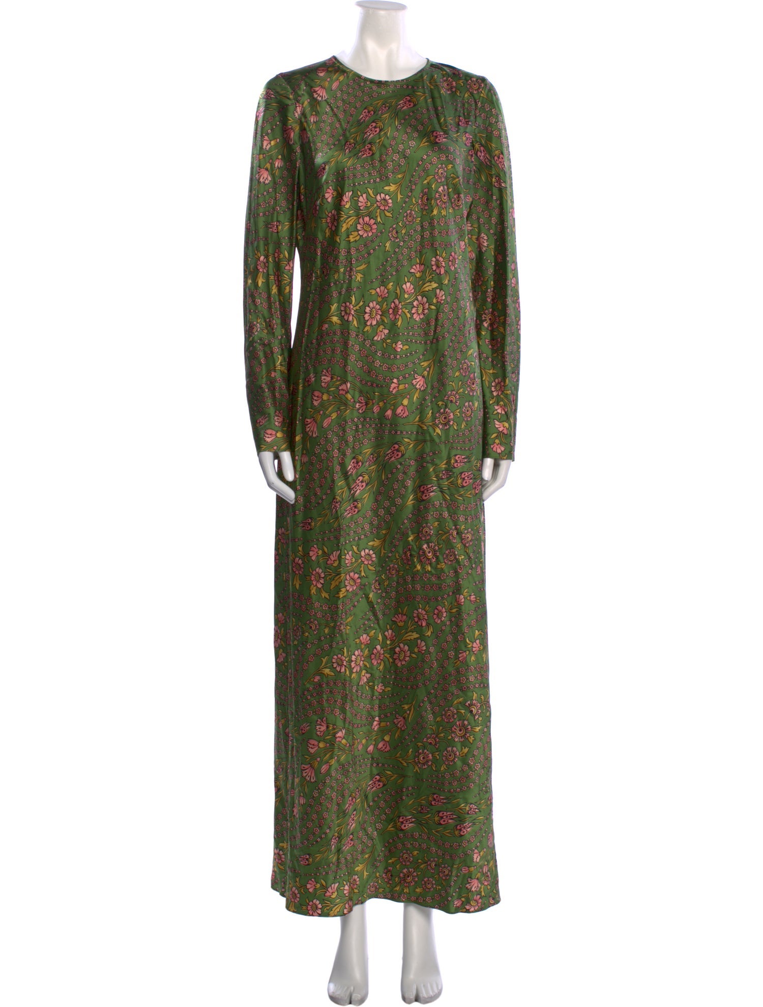 Veronica Beard Floral Print Long Dress