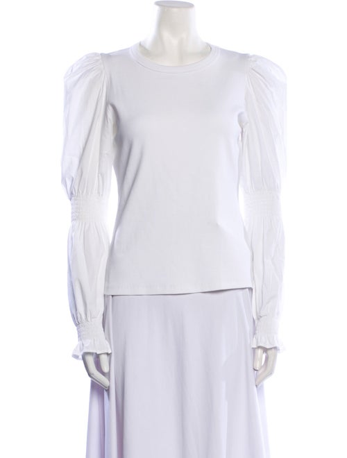 Veronica Beard Crew Neck Long Sleeve T-Shirt