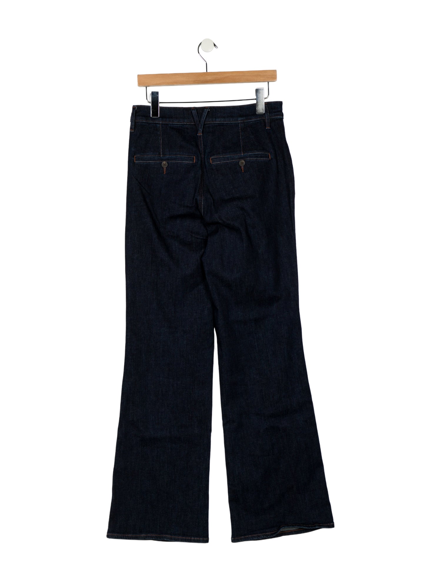 Veronica Beard Mid-Rise Wide Leg Jeans