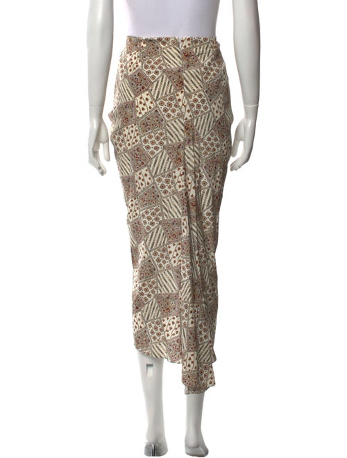 Veronica Beard Silk Midi Length Skirt