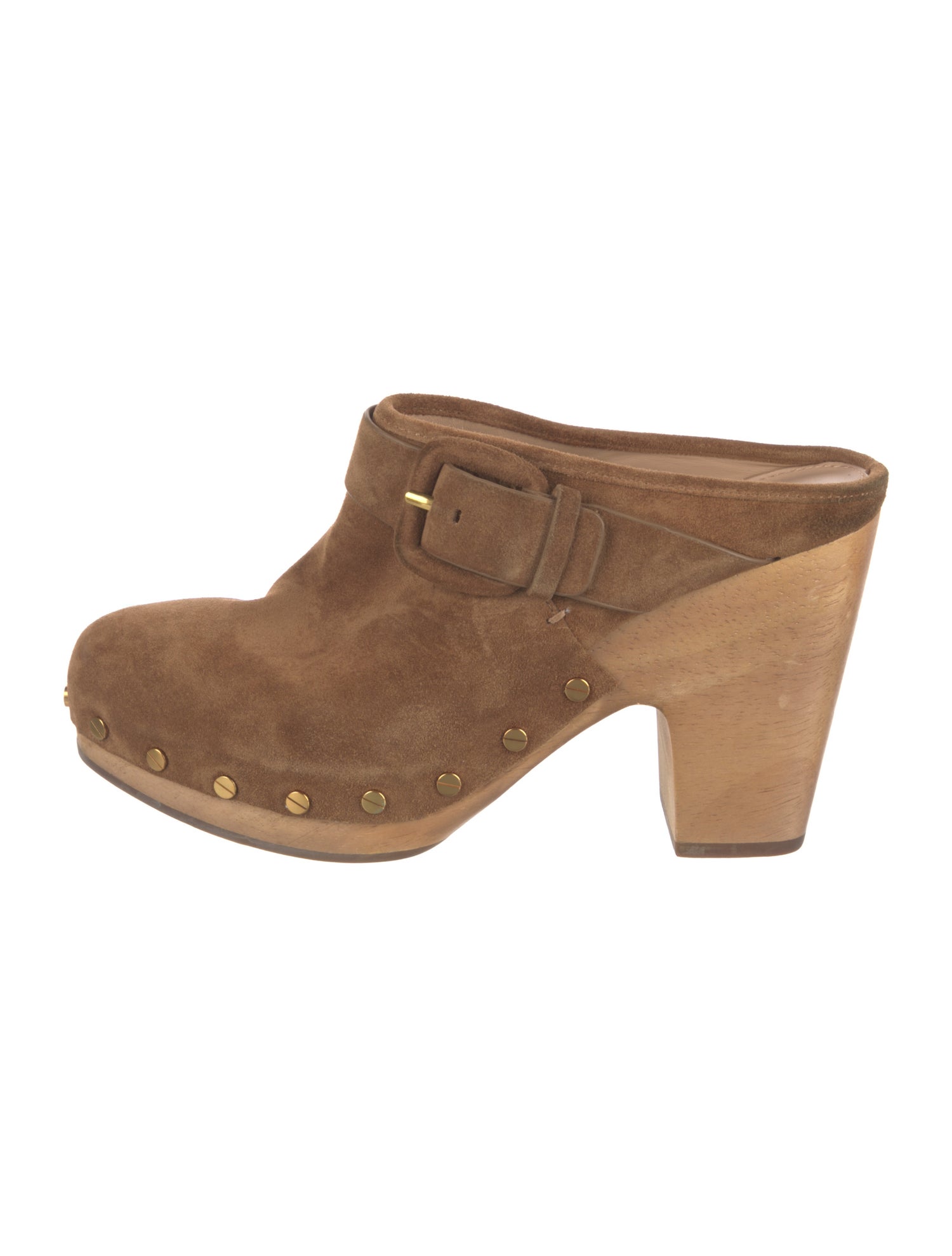 Veronica Beard Suede Colorblock Pattern Mules