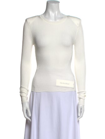 Veronica Beard Crew Neck Long Sleeve Top