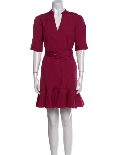 Veronica Beard V-Neck Mini Dress