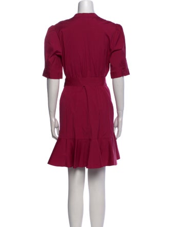 Veronica Beard V-Neck Mini Dress