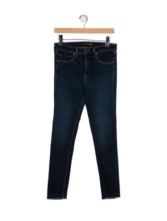 Veronica Beard High-Rise Skinny Leg Jeans