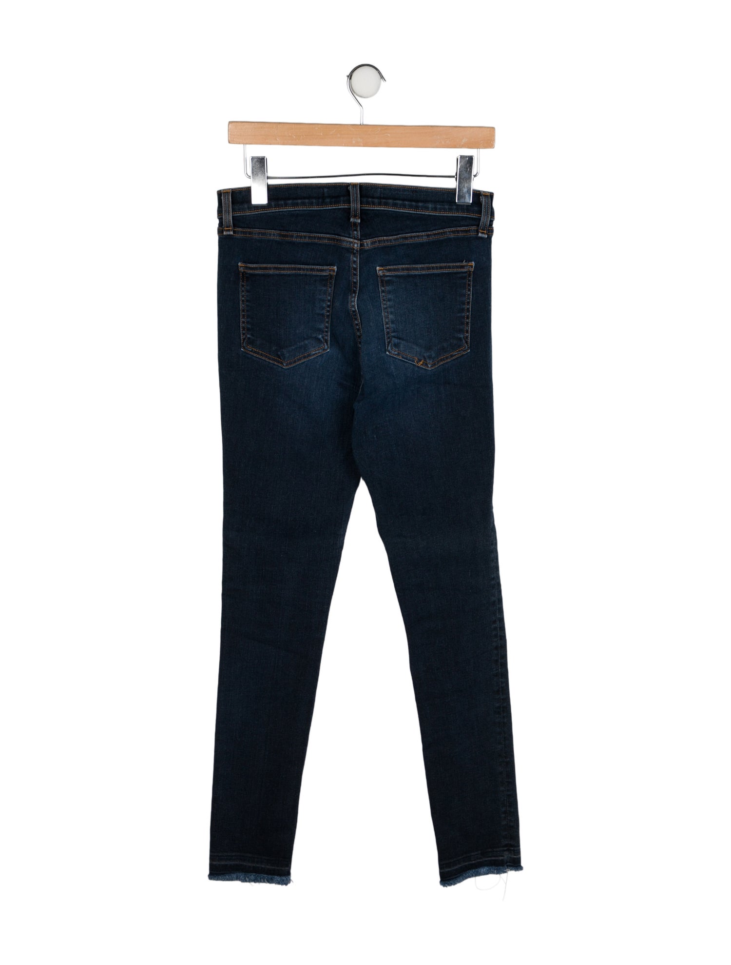 Veronica Beard High-Rise Skinny Leg Jeans