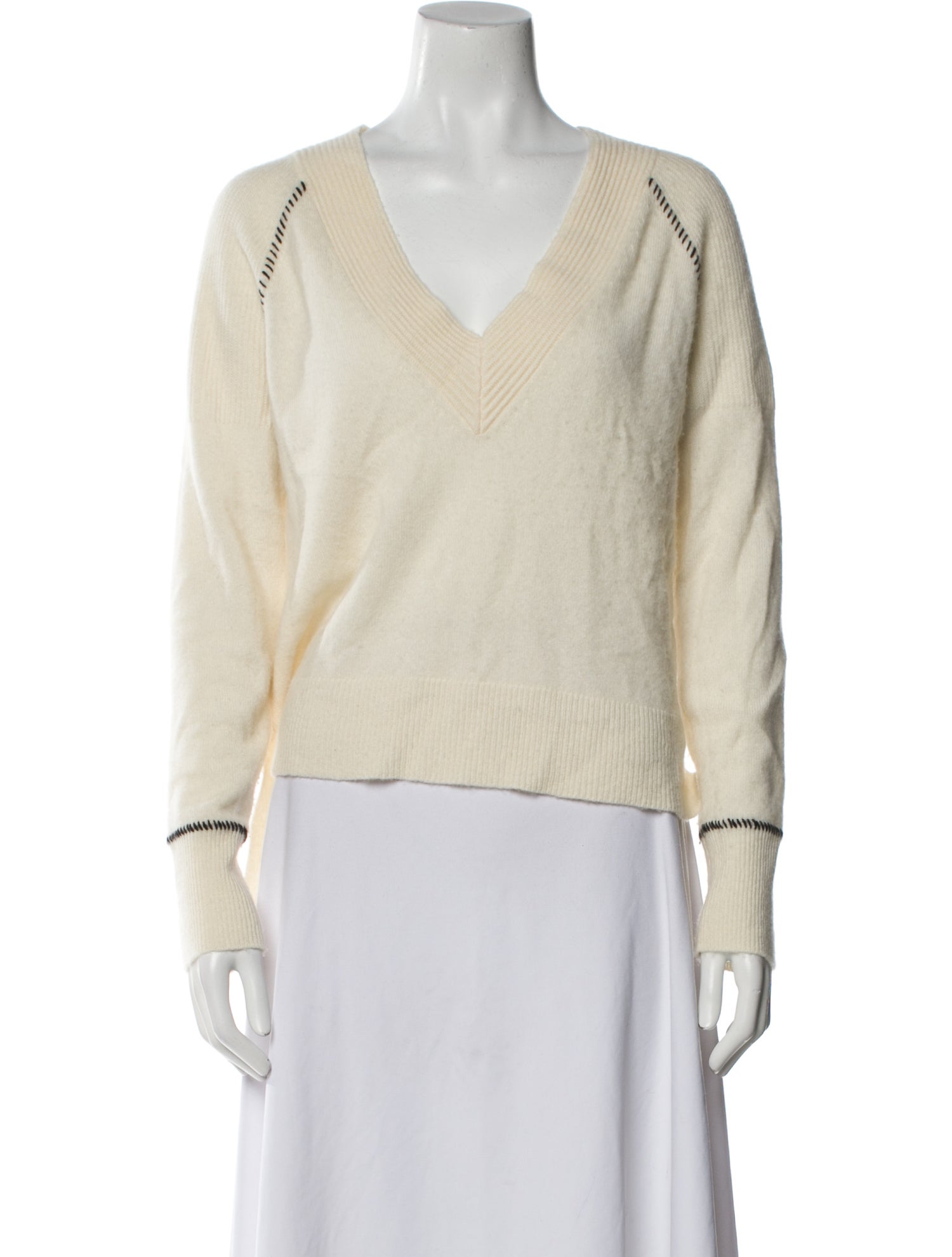 Veronica Beard Cashmere V-Neck Sweater