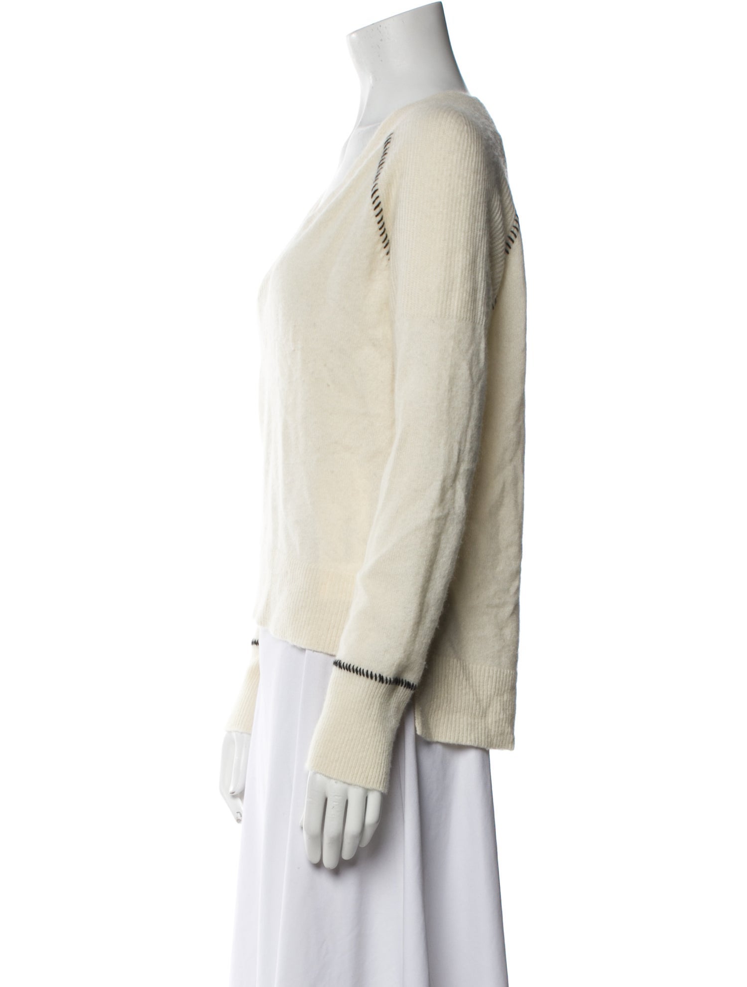 Veronica Beard Cashmere V-Neck Sweater