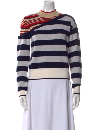 Veronica Beard Merino Wool Striped Sweater