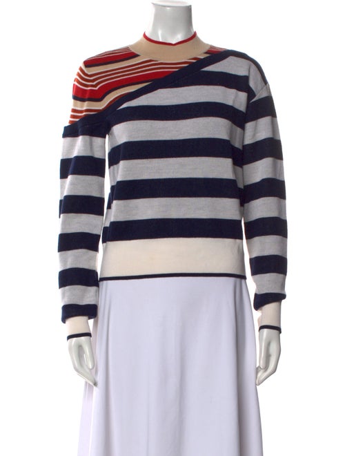 Veronica Beard Merino Wool Striped Sweater